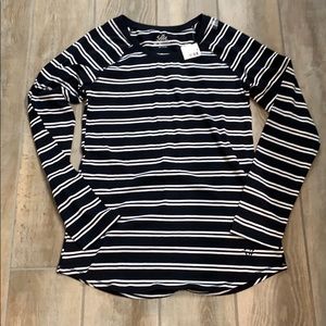 NWT stripe Justice top Girls size 18